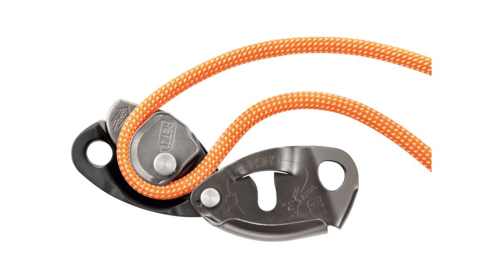 Petzl GRIGRI 2 Assisted Braking Belay Device, Grey, D14BG