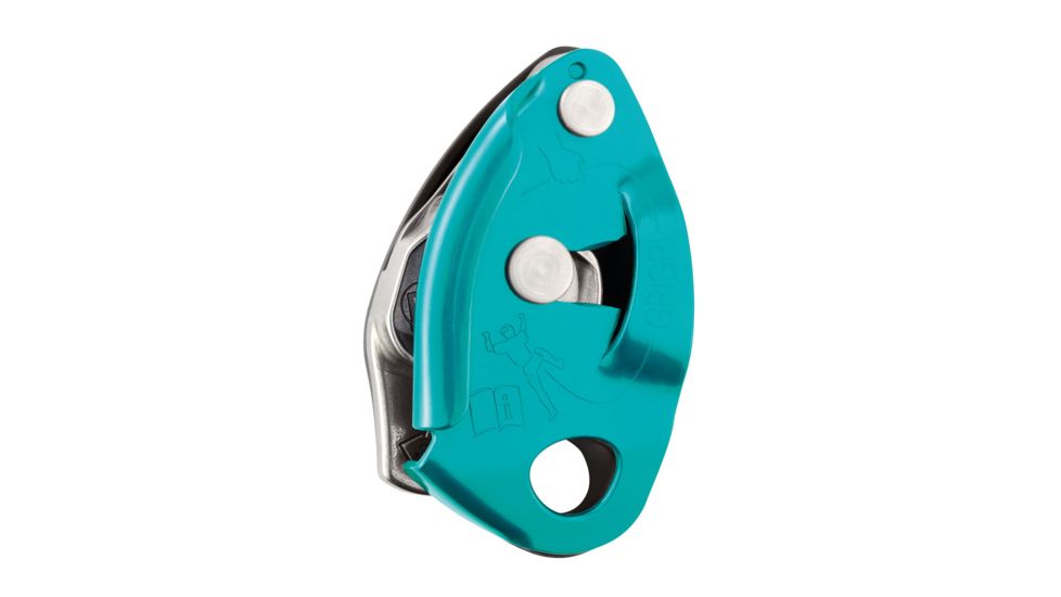 Petzl GRIGRI 2 Assisted Braking Belay Device, Turquoise, D14BT