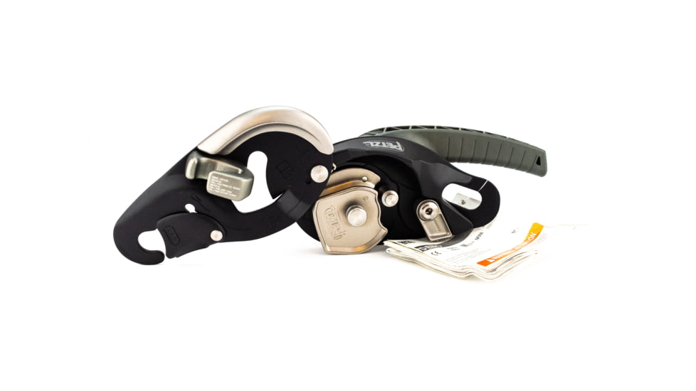 Petzl I'D Evac Self-braking Descender, Black, D020CA01