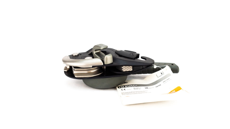 Petzl I'D Evac Self-braking Descender, Black, D020CA01
