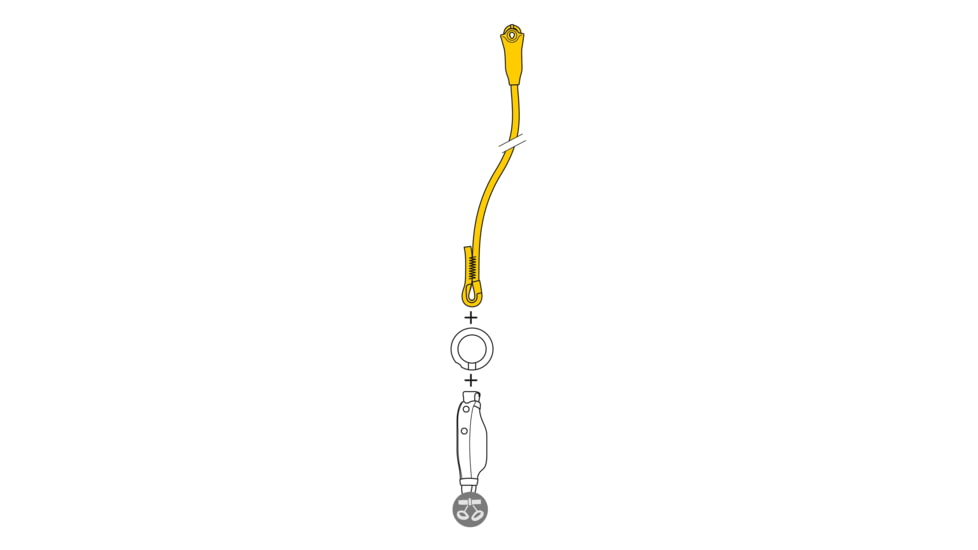 Petzl Jane-I Lanyard, 80 cm, L050BA04