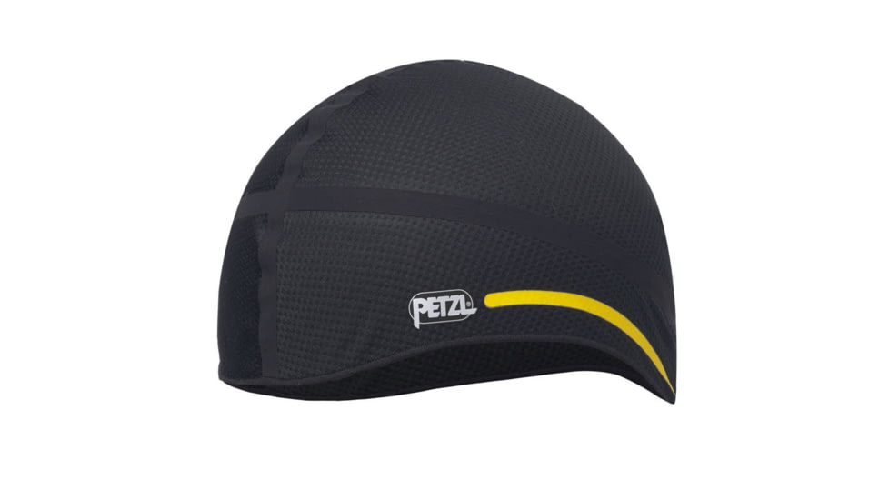 Petzl Liner Cap, Black/Yellow, Large/Extra Large, A016AA01