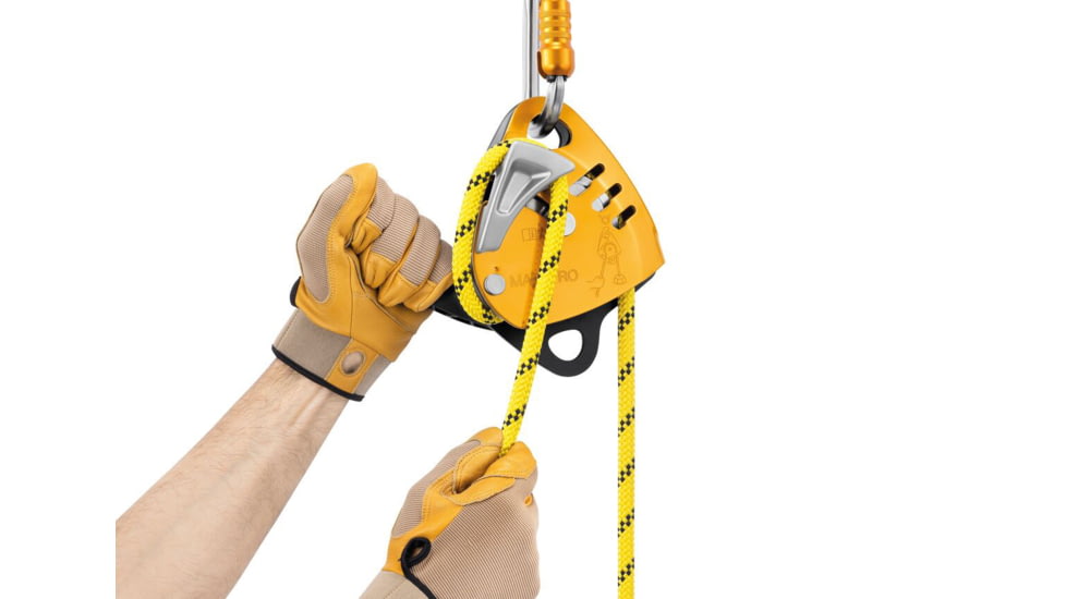 Petzl Maestro S Descender, Yellow, 10-11.5 mm, D024AB00
