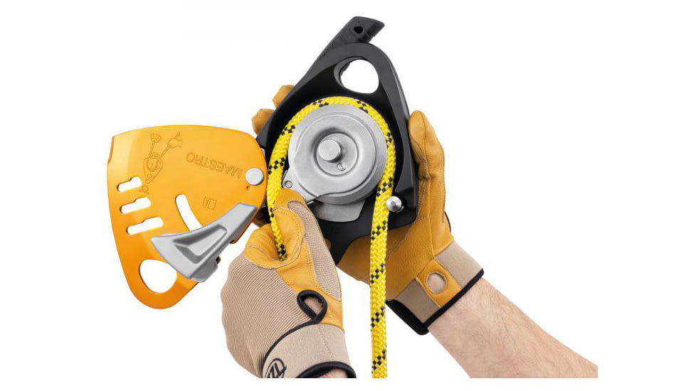 Petzl Maestro S Descender, Yellow, D024AA00