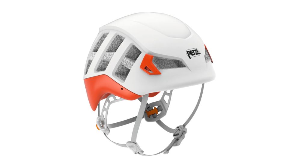 Petzl Meteor Mountaineering Helmet, Red/Orange, Medium/Large, A071AA03