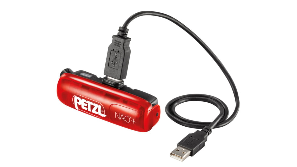 Petzl Nao+ Headlamp-White/Red