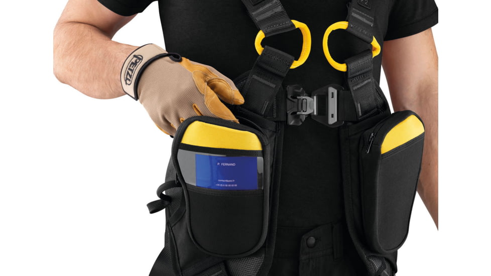 Petzl Newton Easyfit International Harness, Black/Yellow, 0, C073FA00