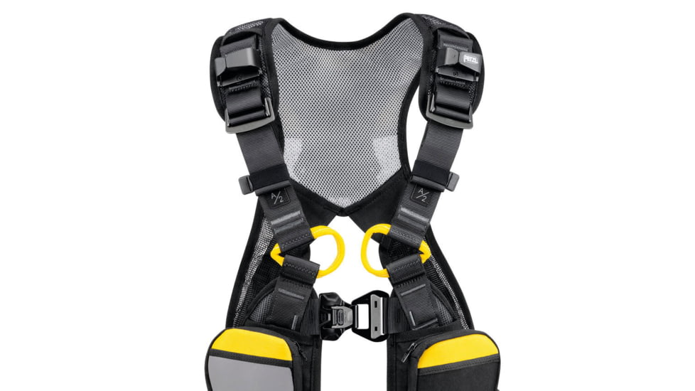 Petzl Newton Easyfit International Harness, Black/Yellow, 0, C073FA00