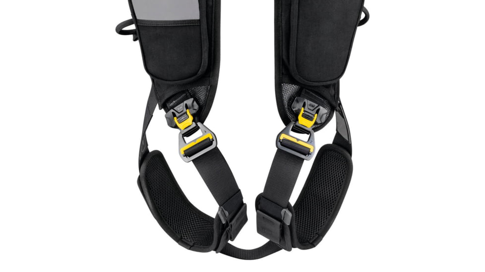 Petzl Newton Easyfit International Harness, Black/Yellow, 0, C073FA00