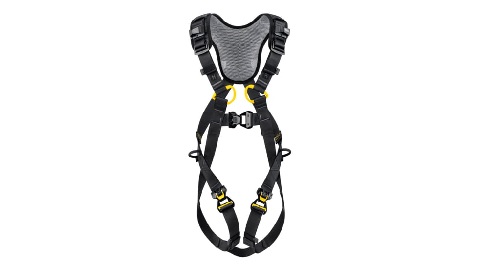 Petzl Newton Fast International Harness, Black/Yellow, 1, C073DA01