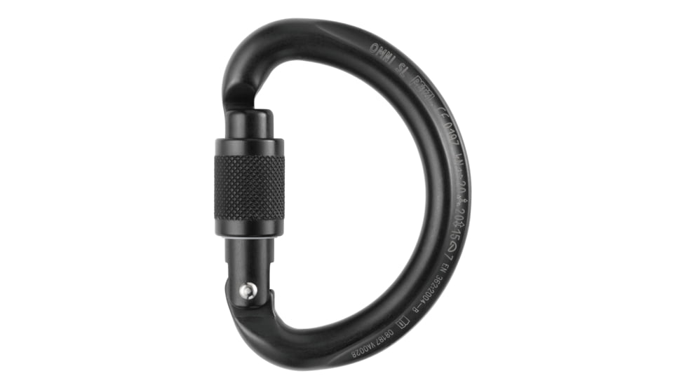 Petzl Omni Screw-Lock Carabiner Black M37 SLN
