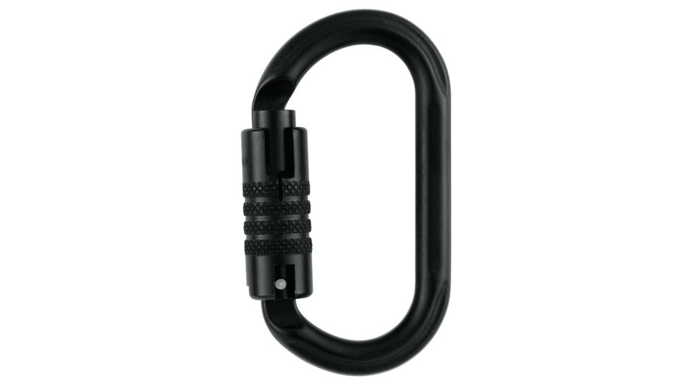 Petzl Oxan Trilock Carabiner Black M72 TLN