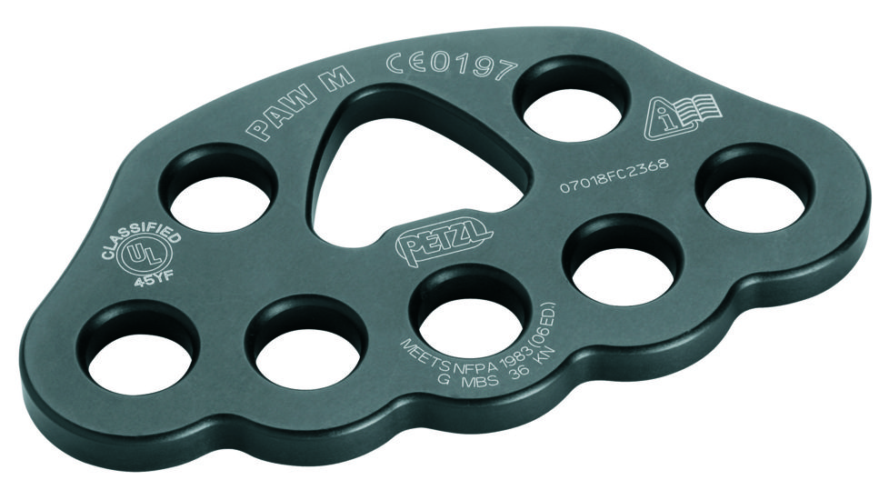 Petzl Paw Medium Rigging Plate Black P63 MN