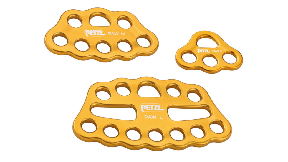 Petzl Paw Rigging Plate, Black, Small, G063AA01