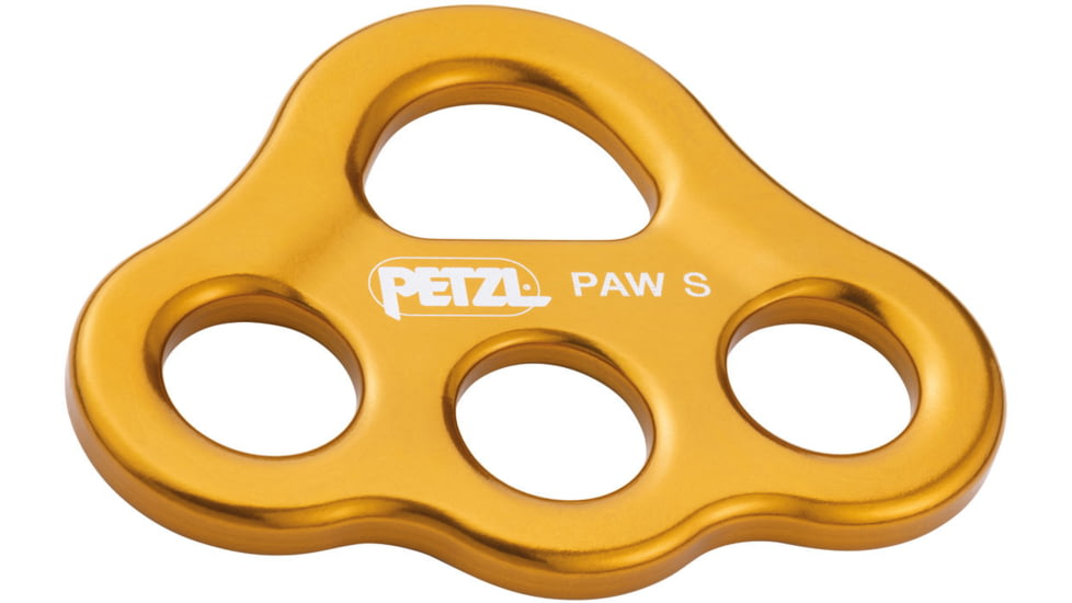 Petzl Paw Rigging Plate, Yellow, Small, G063AA00