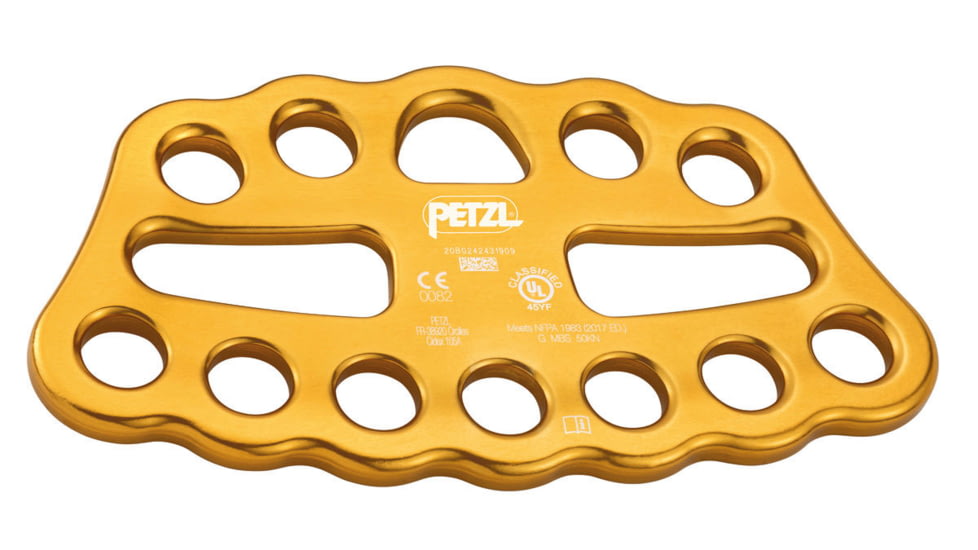 Petzl Paw Rigging Plate, Yellow, Large, G063CA00