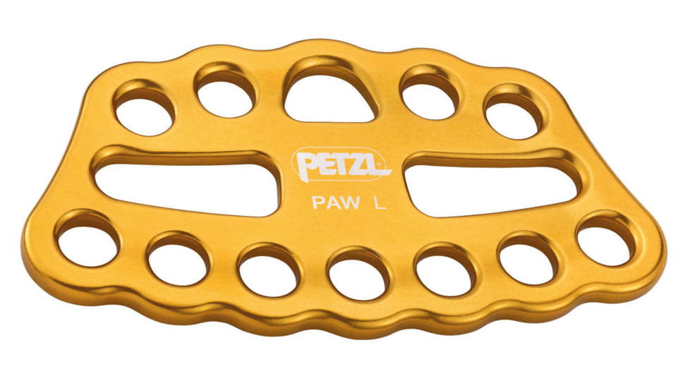 Petzl Paw Rigging Plate, Yellow, Large, G063CA00