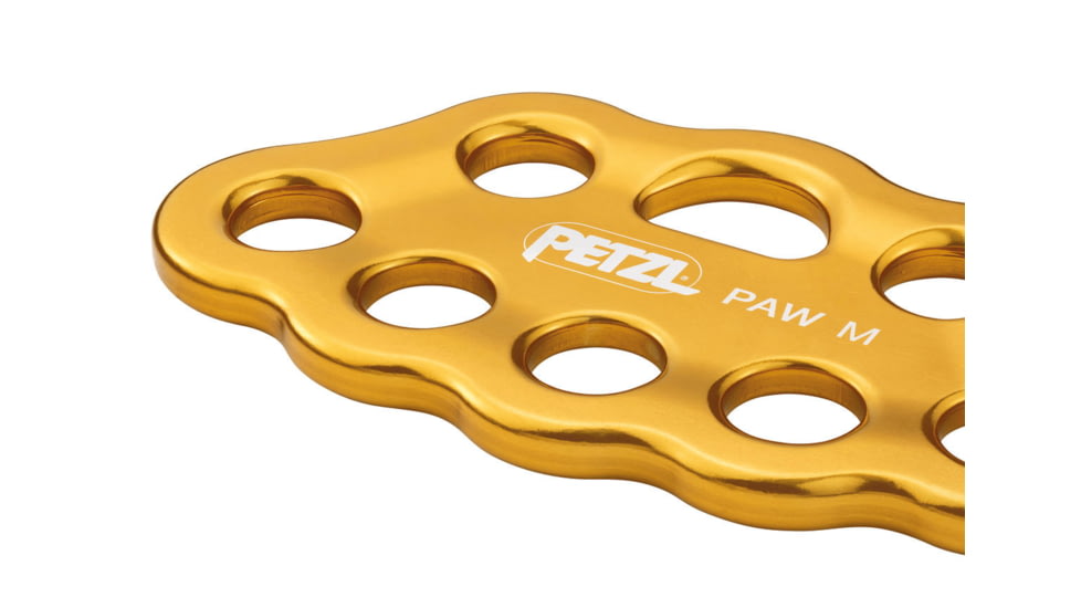 Petzl Paw Rigging Plate, Yellow, Medium, G063BA00