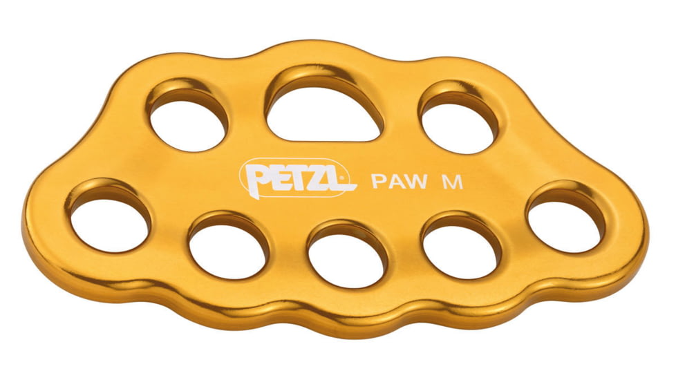 Petzl Paw Rigging Plate, Yellow, Medium, G063BA00