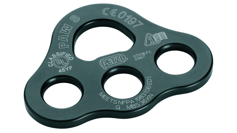 Petzl Paw Small Rigging Plate Black P63 SN