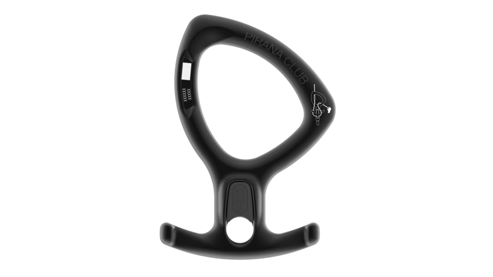Petzl Pirana Club Descender, Black, D005BA01