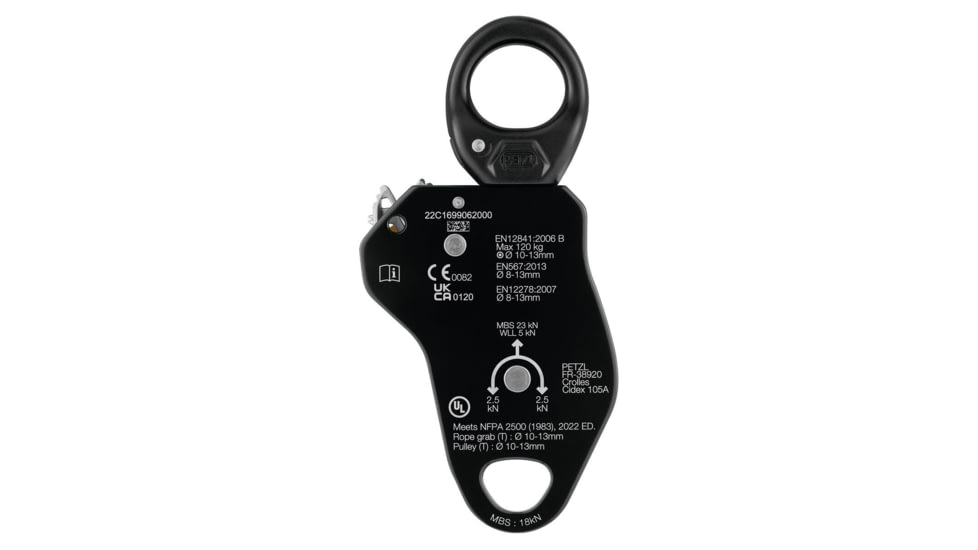 Petzl Pro Traxion Progress-Capture Pulley, One Size, P055AA00