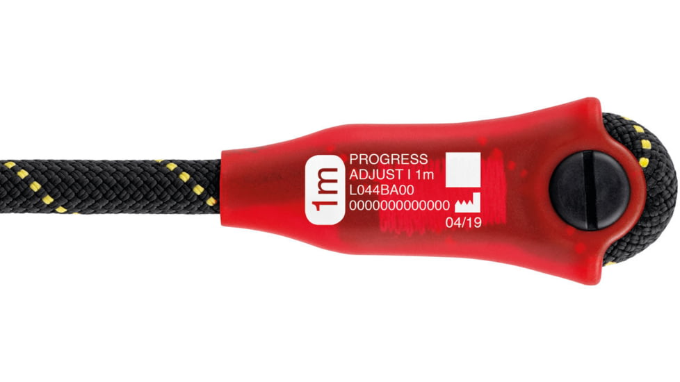 Petzl Progress Adjust-I Single Adjustable Progression Lanyard, Black, L044BA00