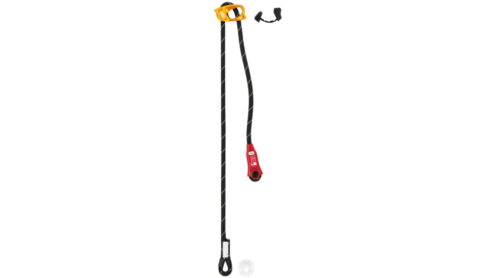Petzl Progress Adjust-I Single Adjustable Progression Lanyard, Black, L044BA00