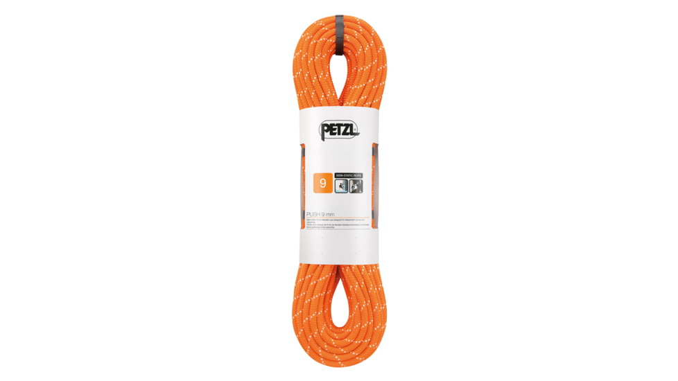 Petzl 9mm Push Rope, Old, Orange, 40 m, R40AO 040