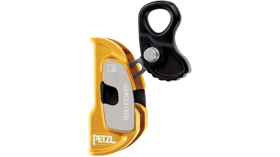 Petzl Rescucender Rope Clamp/Grab, Yellow/Black, B50A