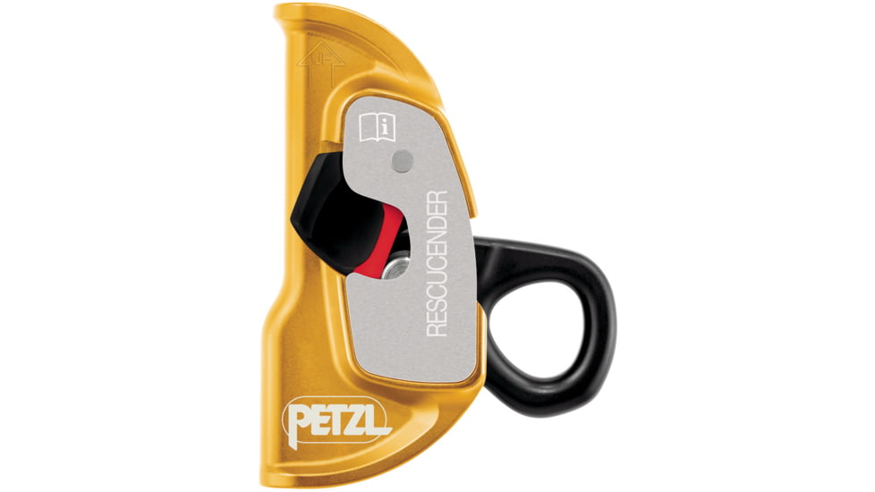 Petzl Rescucender Rope Clamp/Grab, Yellow/Black, B50A