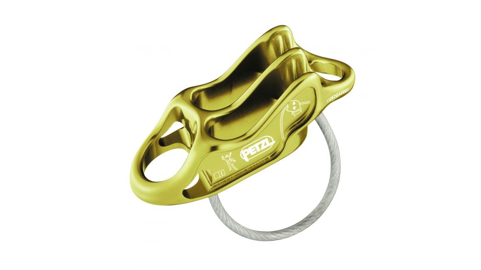 Petzl Reverso 4 Belay Device Lime D17 L