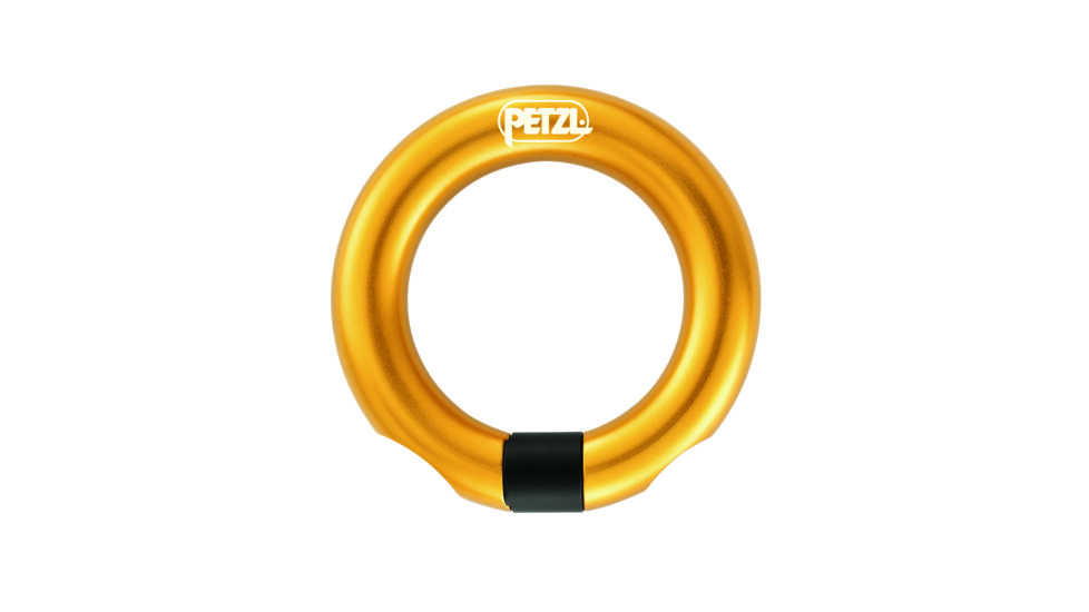 Petzl Open Gated Ring, Yellow, P28