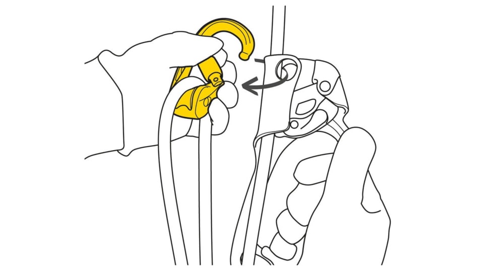 Petzl Rollclip Z Pulley, Screw-Lock, P75 SL