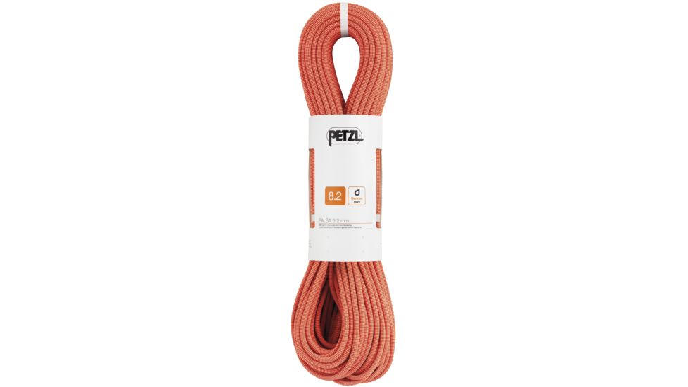 Petzl Salsa 8.2 mm Half Rope-Coral-50 m