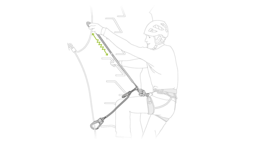 Petzl Scorpio Eashook SW Lanyard, One Size, L060CB00