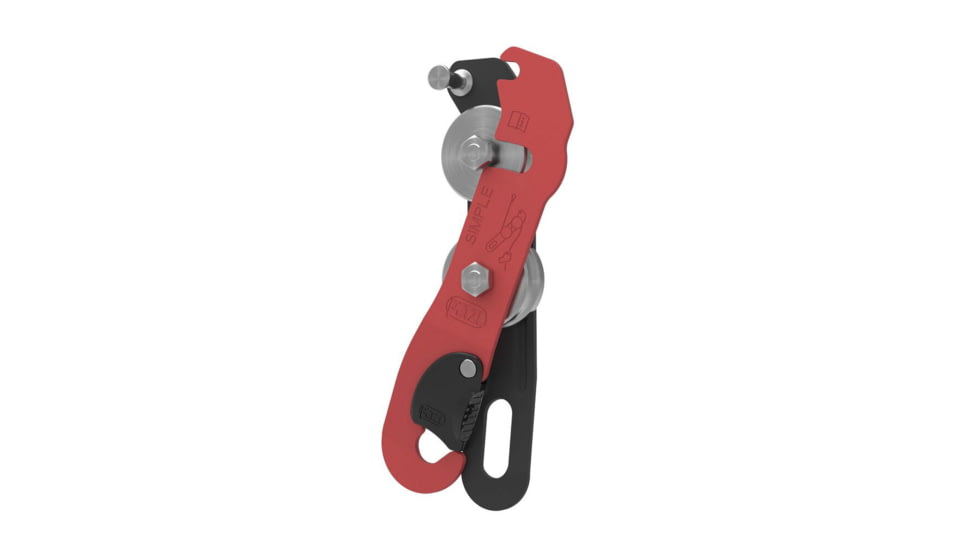 Petzl Simple Descender, Red, D004AA00