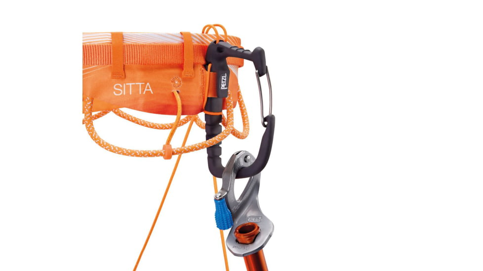 Petzl Sitta Climbing Harness, Orange, Small, C011AA01