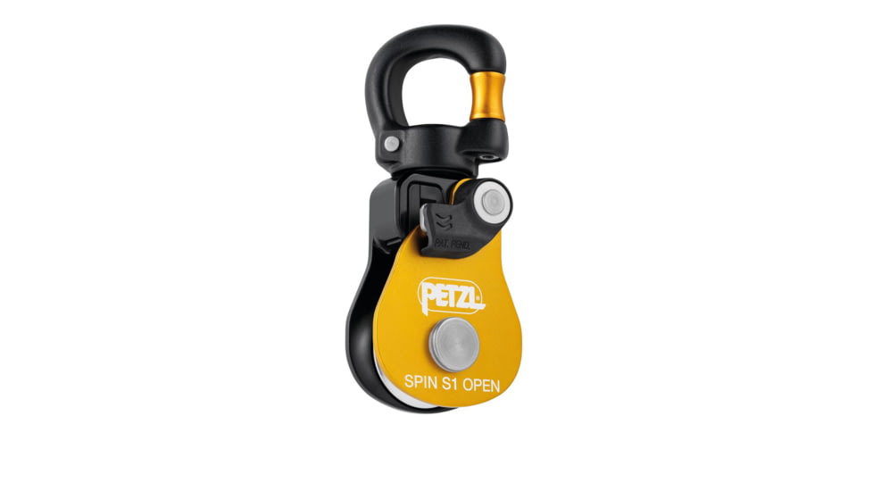 Petzl Spin S1 Open Pulley, Yellow, P002BA00