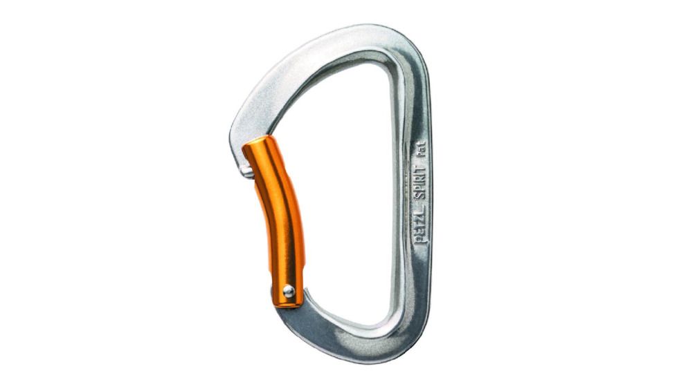 Petzl Spirit Carabiner - Bent Polished
