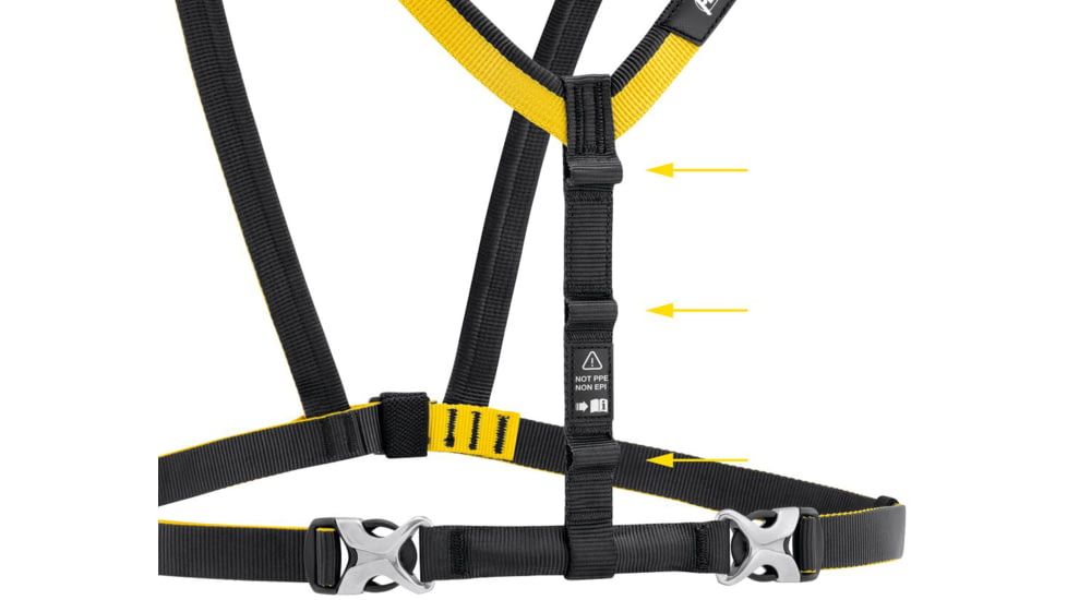 Petzl Sterno Chest Harness, One Size, C092AA00