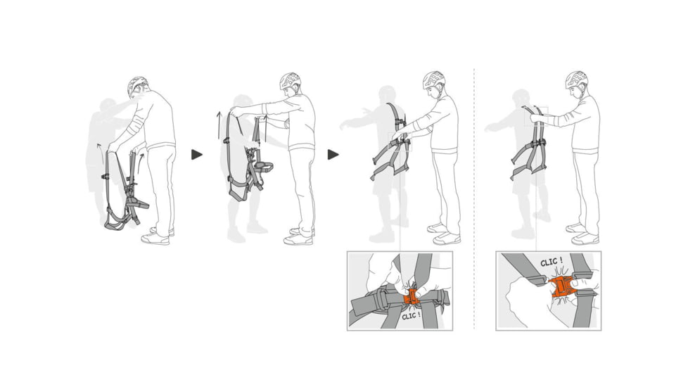 Petzl Swan Easyfit Harnesses - 5 Pack, Stainless, C062BA01