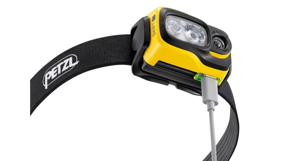 Petzl Swift RL Headlamp, Black/Yellow, E810AB00