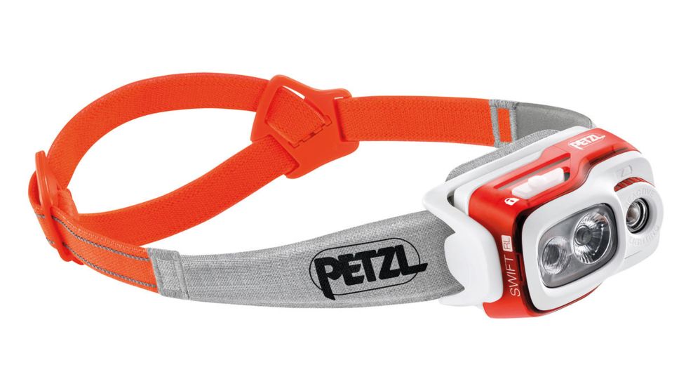 Petzl Swift RL Headlamp, Orange, E095BA01