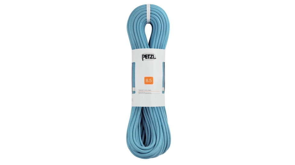 Petzl 8.5mm Tango Rope, White/Blue, 50 m, R20AW 050