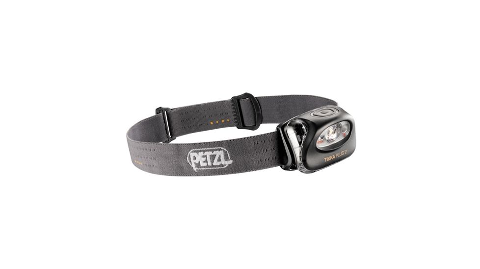 Petzl TIKKA PLUS 2 Headlamp, Grey, E97 PG