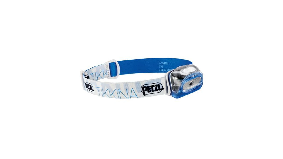 Petzl TIKKINA Compact Headlamp for Proximity Lighting,80 Lumens,Blue E91HMA