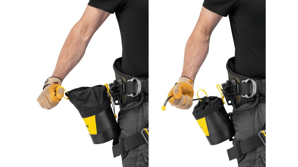 Petzl Tool Bag 1.5 Liter, Black/Yellow, 1.5 Liter, S047BA00