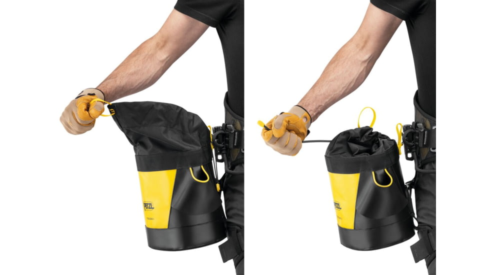 Petzl Tool Bag 6 Liter, Black/Yellow, 6 Liter, S047BA02