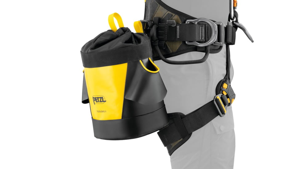 Petzl Tool Bag 6 Liter, Black/Yellow, 6 Liter, S047BA02